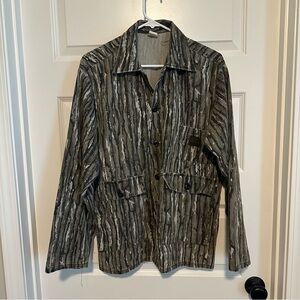 Vintage Liberty‎ Realtree Camo Hunting-Field Jacket USA Made Tree Bark SZ M